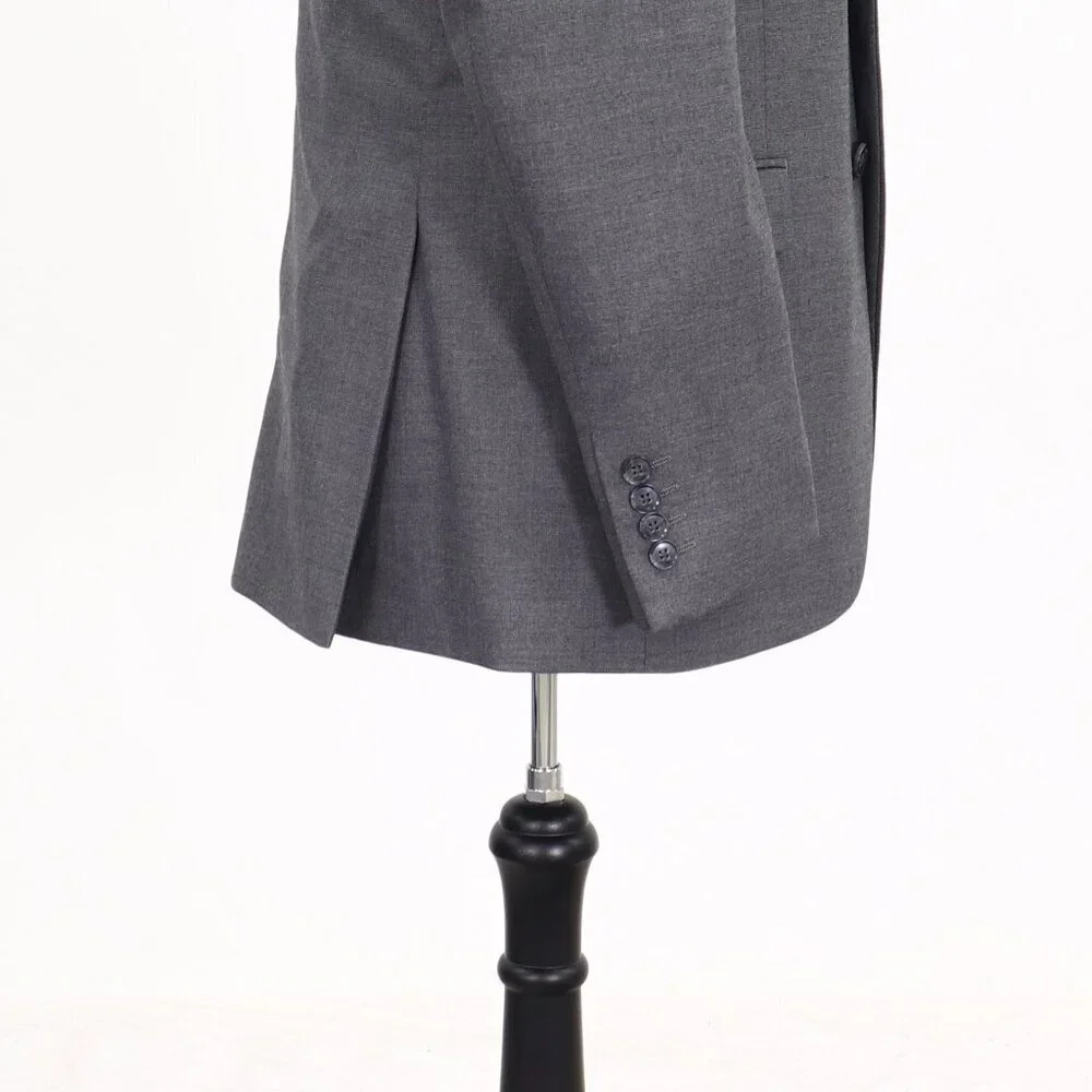 Alfani 40S Gray Solid 2-Button Sport Coat Blazer Jacket W029